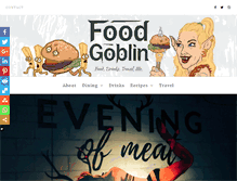 Tablet Screenshot of foodgoblin.com